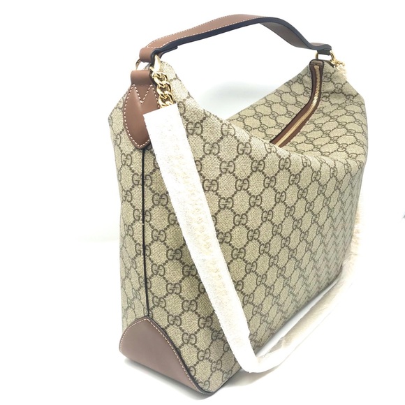 🎉SOLD‼️NWT Gucci GG Supreme Large Hobo - Picture 2 of 10